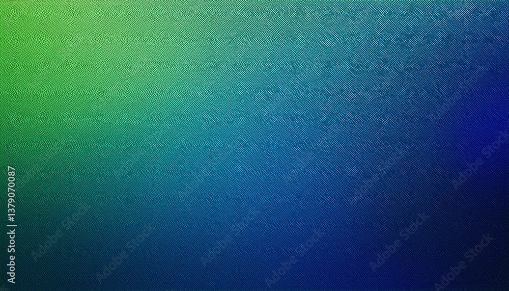 Obraz premium grainy blue green gradient background smooth noise texture cover header poster backdrop design