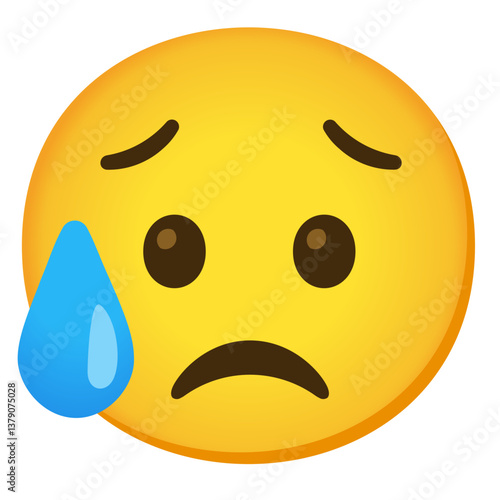 Sad but Relieved Face
