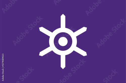 Tokyo national pride. Tokyo flag flat vector illustration.	