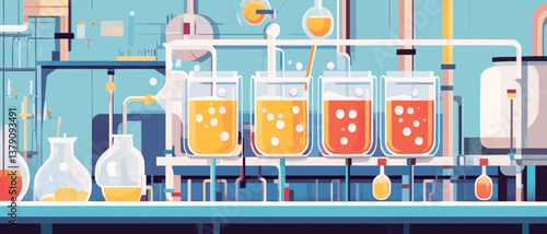 The fermentation process of yeast a vibrant illustration of biochemical pathways in science