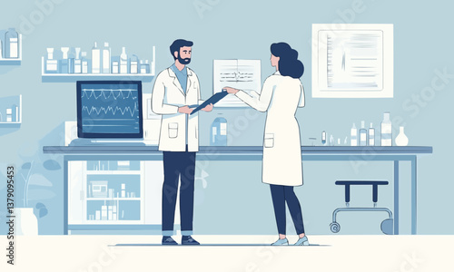 With biotechnology and stock integration, personalized medicine becomes possible, with treatments tailored based on genetics and health records.
