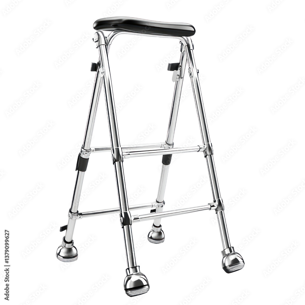 3D icon of crutches on a transparent background. 3D icon of crutches on a transparent background.