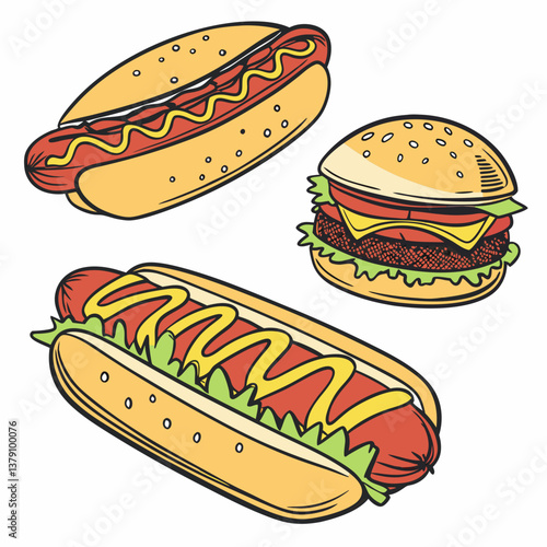 fast food set