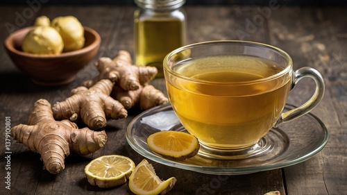 Tea with ginger