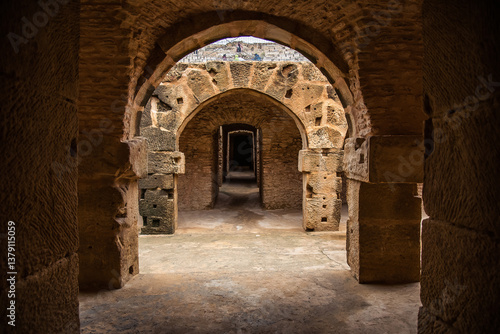 Obraz na płótnie Outhna archaeological site in Tunisia w salonie