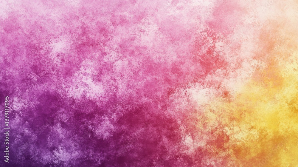 Fototapeta premium Vibrant Hues: A Colorful Abstract Watercolor Painting