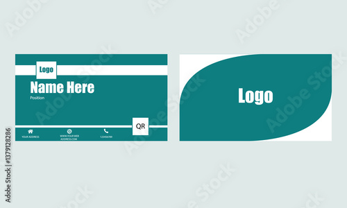 business card design for grow your business name and brand identity