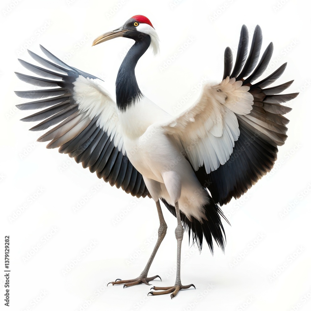 Jabiru Bird Isolated on White Background Stock Photo Jabiru Bird Isolated on White Background Stock Photo