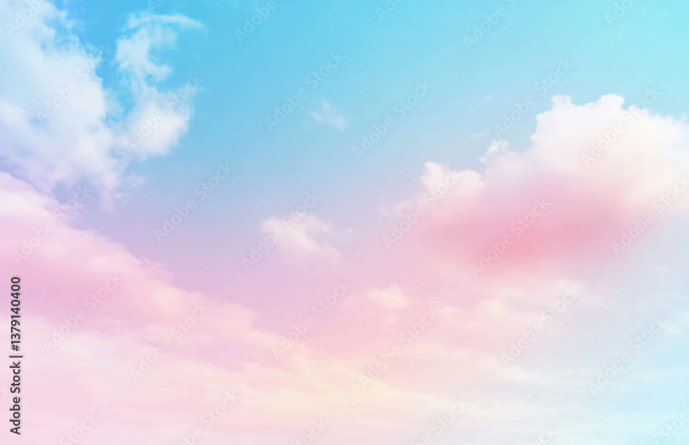 Pastel sky background with soft clouds aesthetic wallpaper for desktop and mobile phone screensavers Pastel sky background with soft clouds aesthetic wallpaper for desktop and mobile phone screensavers