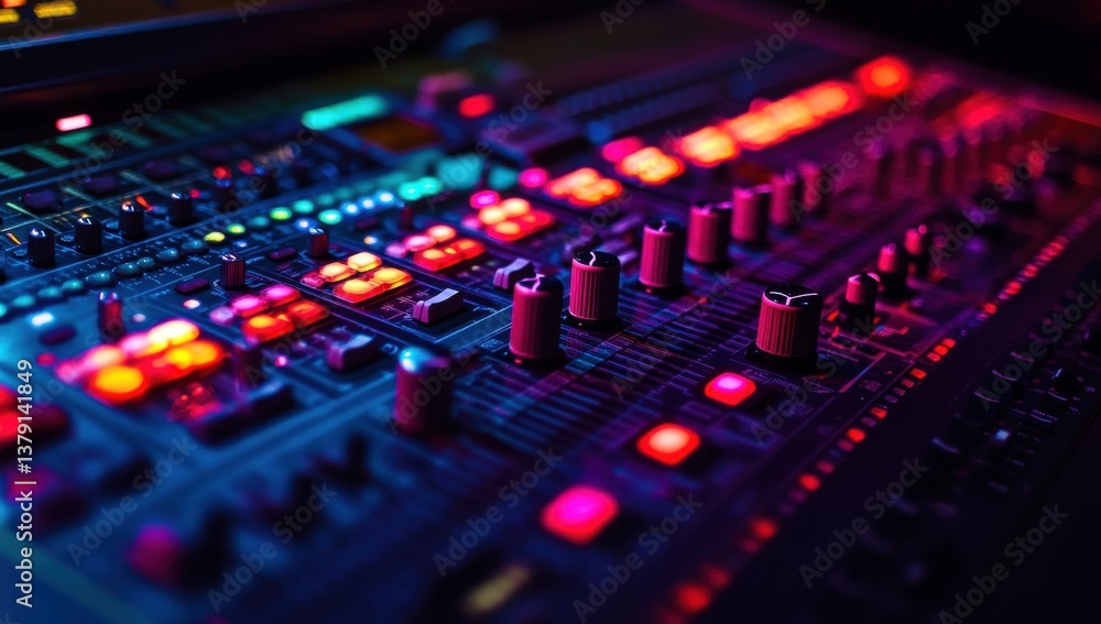 Professional audio mixing console Professional audio mixing console