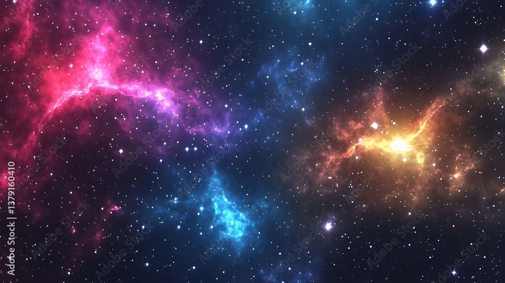 Ethereal galaxy backdrop with brilliant, twinkling stars and swirling dust picture Ethereal galaxy backdrop with brilliant, twinkling stars and swirling dust picture