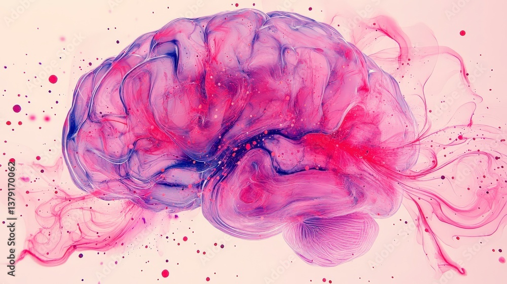 Fototapeta premium Abstract Brain Representation