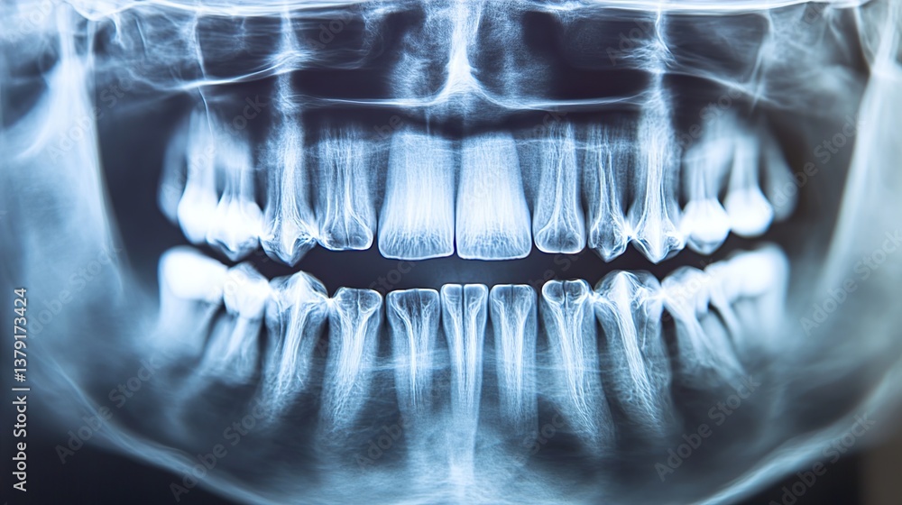 Explore a Comprehensive X-Ray Image Highlighting the Full Set of Teeth for Dental Health Awareness and Educational Insight on Oral Anatomy Explore a Comprehensive X-Ray Image Highlighting the Full Set of Teeth for Dental Health Awareness and Educational Insight on Oral Anatomy