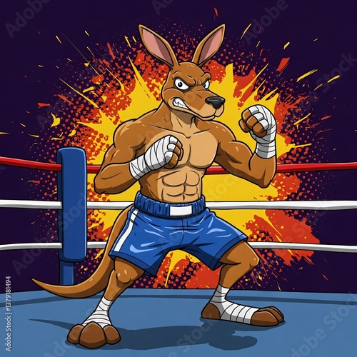 Cool Boxing Kangaroo 