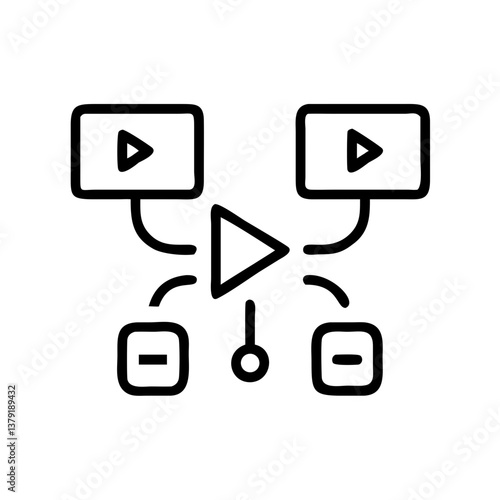 Multimedia interface icon