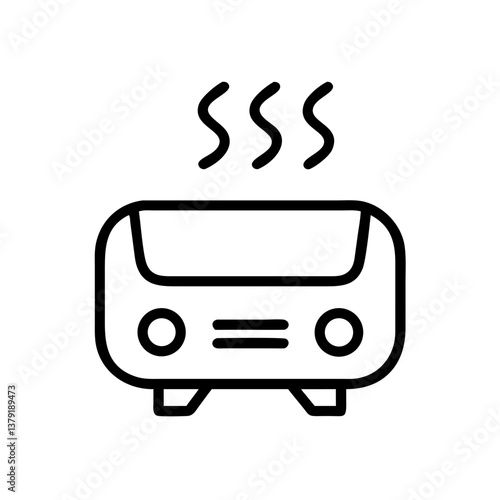 Car air conditioning icon