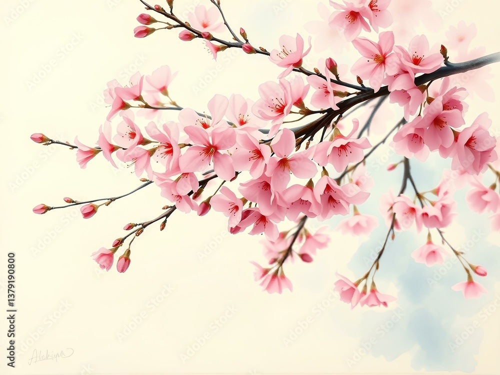 Fototapeta premium cherry blossom background