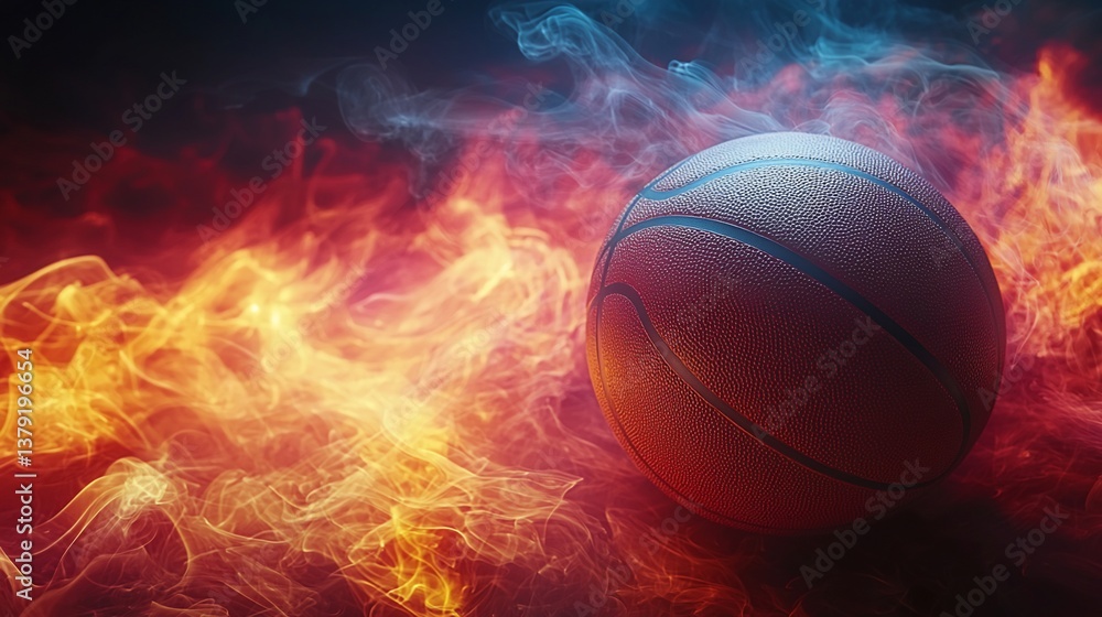 Fiery Sphere Abstract Image Fiery Sphere Abstract Image