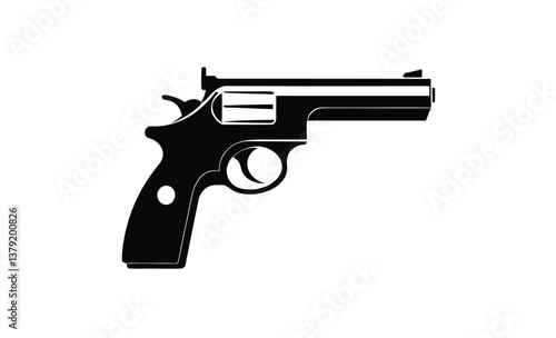 illustration of a gun silhouette