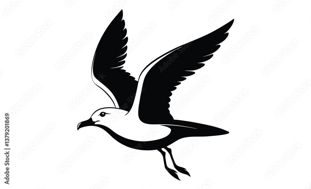 Obraz premium crested caracara bird silhouette