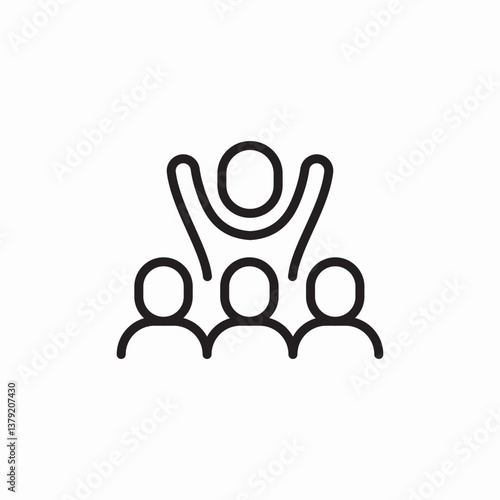 group choice icon sign vector
