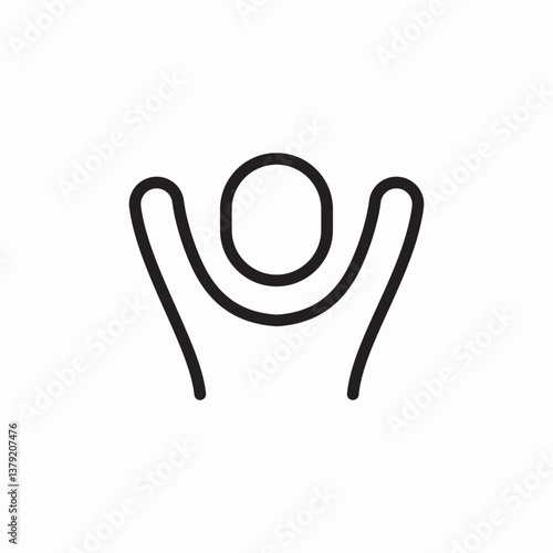 happy consumer icon sign vector