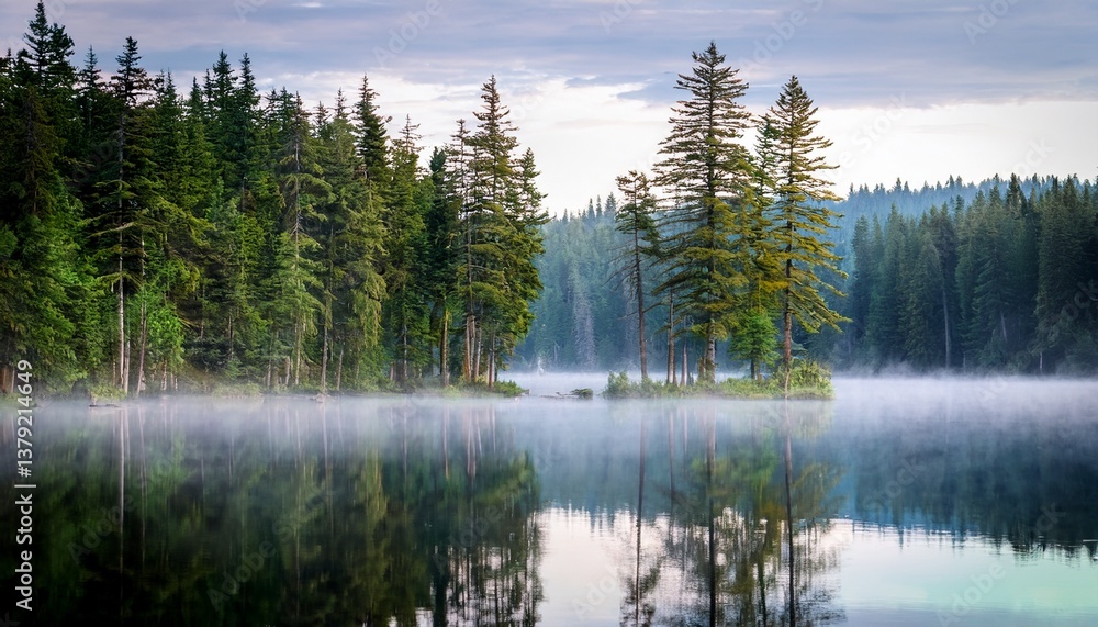 tranquil forest landscape with misty lake reflection trees forest beauty trees forest beauty outdoors reflection tranquil forest landscape with misty lake reflection trees forest beauty trees forest beauty outdoors reflection
