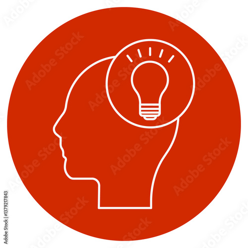 Obraz na płótnie Ingenious Icon, The Power of Ingenious Thinking, Unlocking Your Ingenious Potent