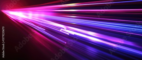 Vibrant Color Streaks in Abstract Motion