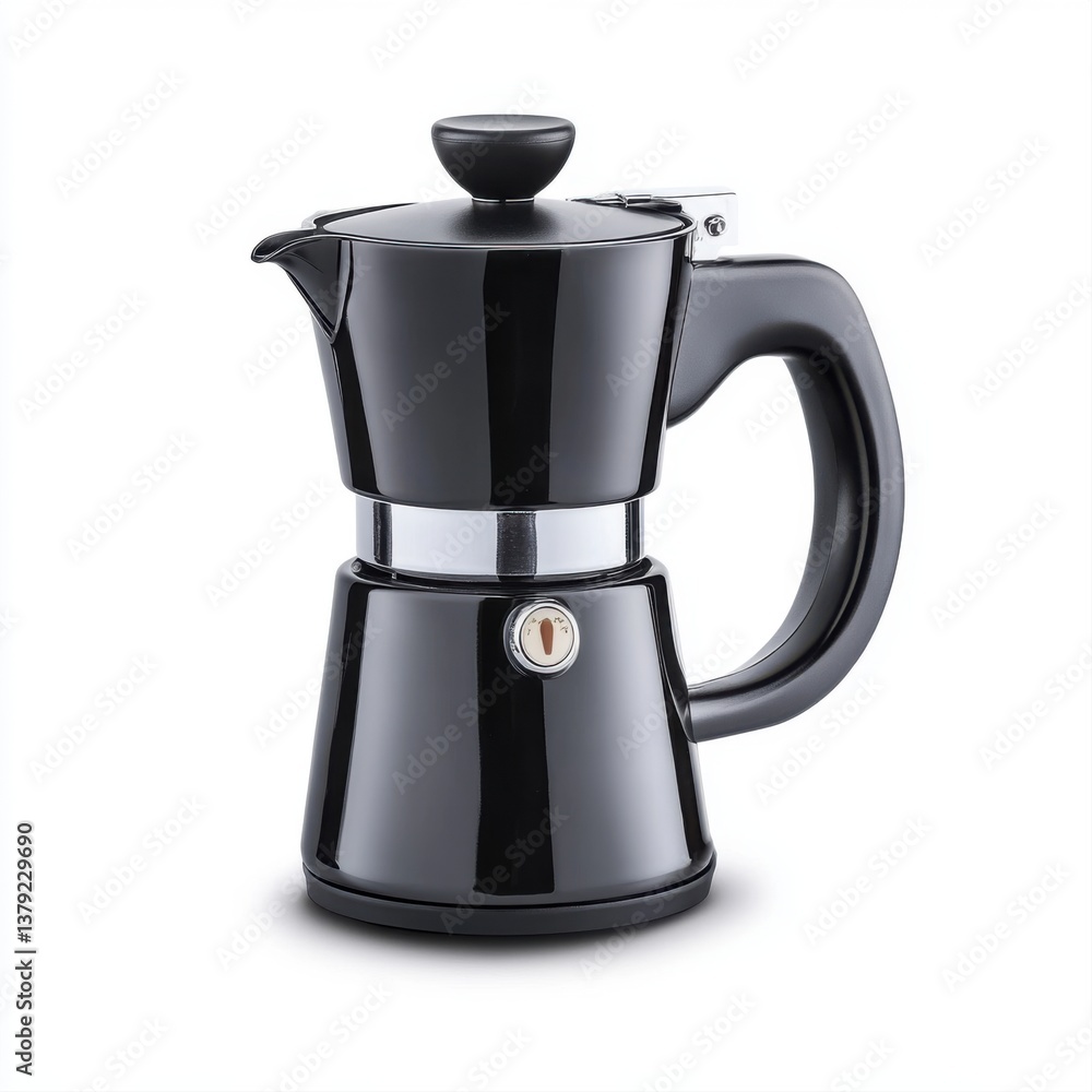 Classic Black Coffee Maker with Elegant Design, Ideal for Brewing Rich Espresso at Home or Office Classic Black Coffee Maker with Elegant Design, Ideal for Brewing Rich Espresso at Home or Office