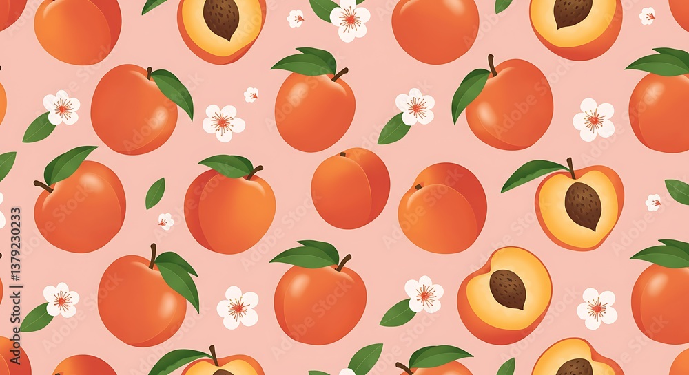 Peach Blossom Repeat AI Generated Peach Blossom Repeat AI Generated