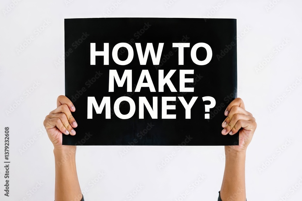 How To Make Money. text on card. How To Make Money. text on card.
