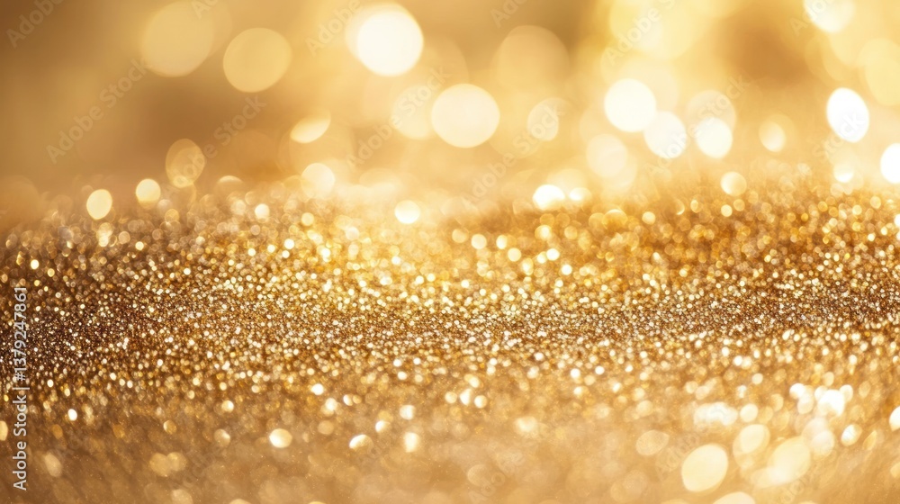 Golden Glitter Sparkle Background: Luxurious Shimmering Texture Golden Glitter Sparkle Background: Luxurious Shimmering Texture