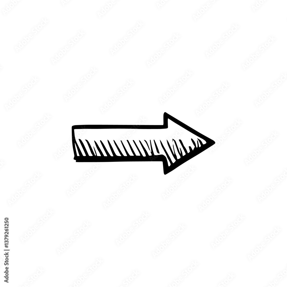 Hand drawn arrow vector icons Hand drawn arrow vector icons