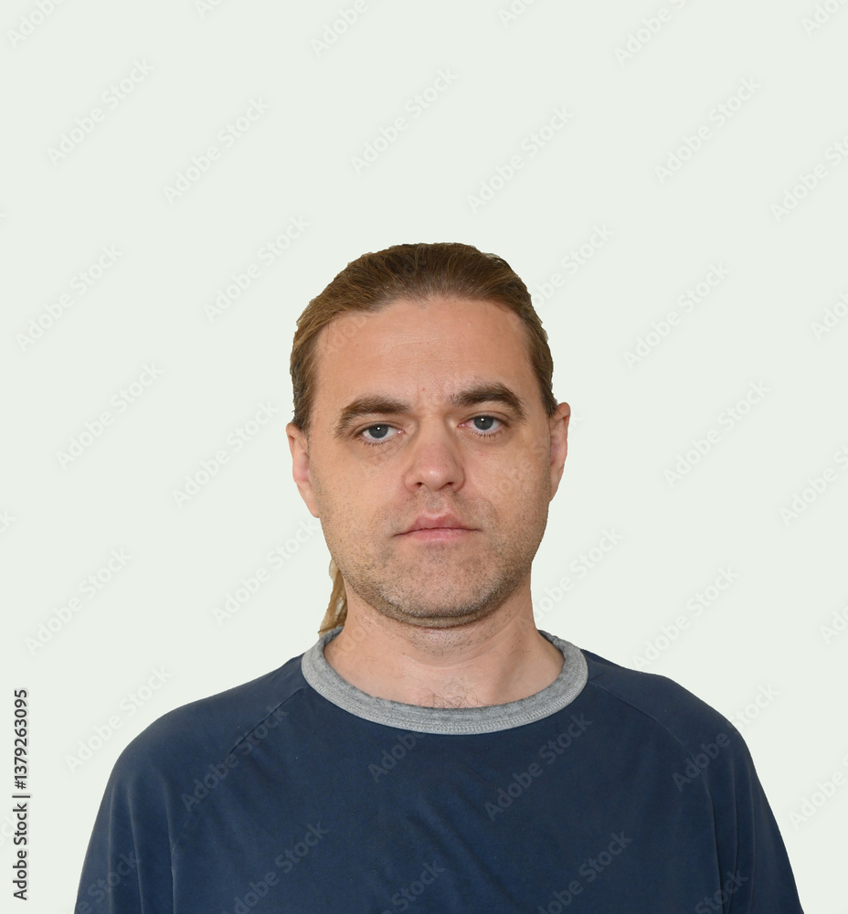 Fototapeta premium portrait of a man on a white background
