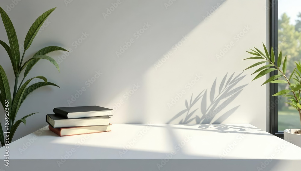 Bright, stark white surface ideal for product display, clean, bright Bright, stark white surface ideal for product display, clean, bright