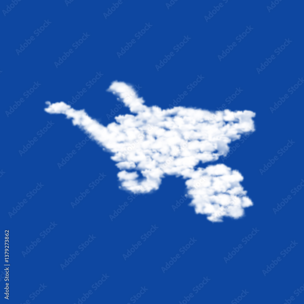 Clouds in the shape of a garden cart on a transparent background. A symbol consisting of clouds in the center. Illustration on transparent background Clouds in the shape of a garden cart on a transparent background. A symbol consisting of clouds in the center. Illustration on transparent background