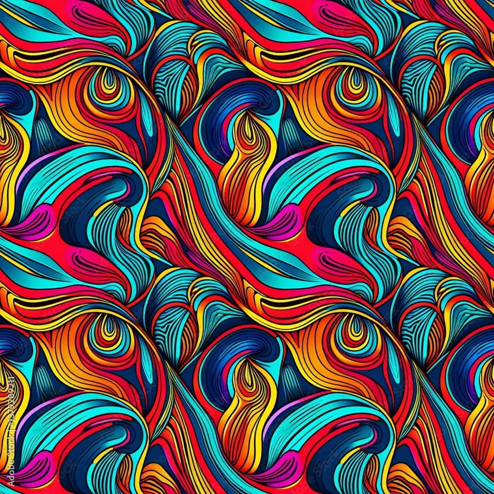 A colorful abstract background with swirls and curves. A colorful abstract background with swirls and curves.
