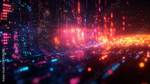 Wallpaper Mural Futuristic Digital Interface Design for Cryptocurrency Inspired Website or App Template Torontodigital.ca