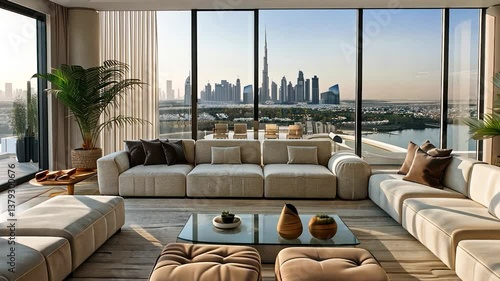Luxury Dubai Penthouse Apartment with Stunning City Views