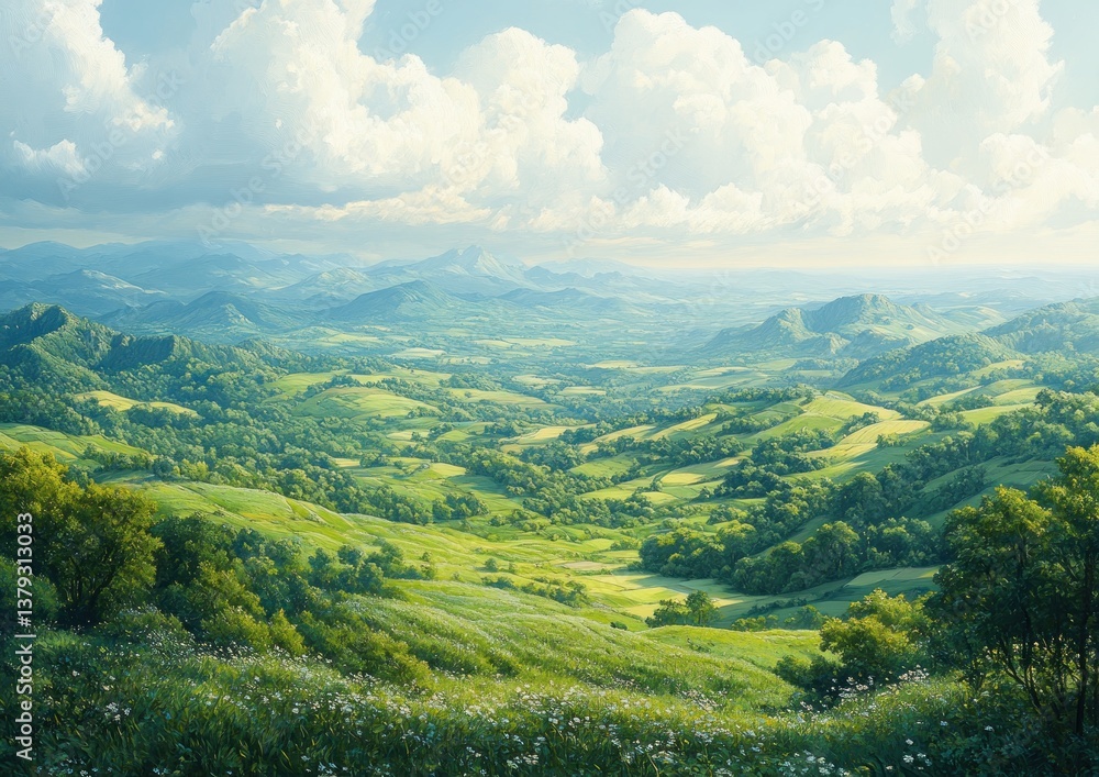 Fototapeta premium Agricultural Deforestation and Environmental Damage in Southeast Asia Impacting Biodiversity and Climate Change