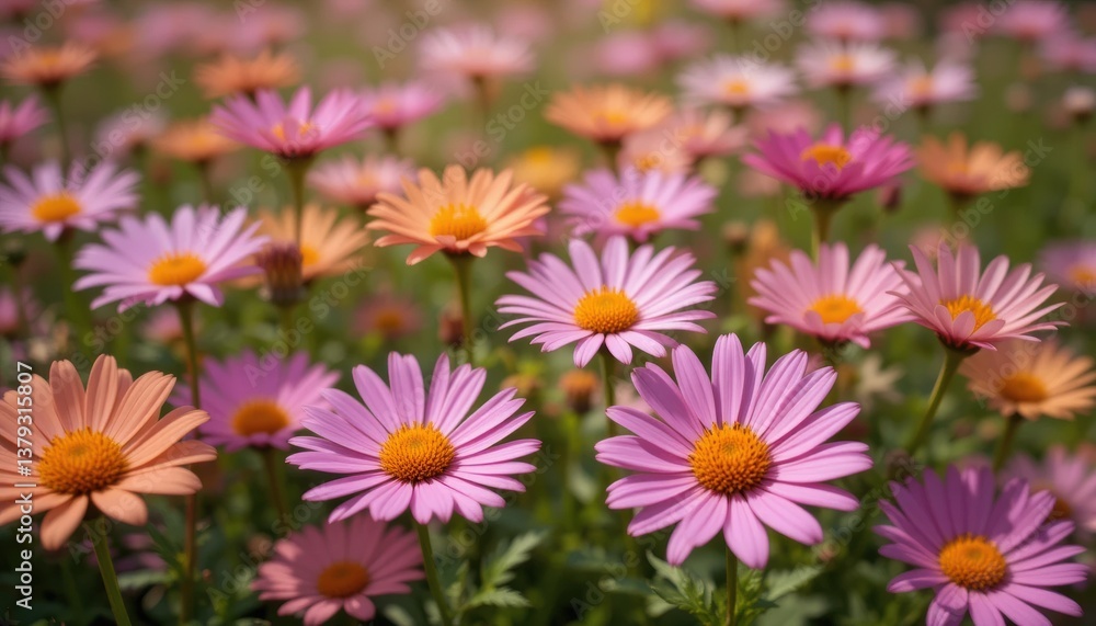 Fototapeta premium A field of flowers.