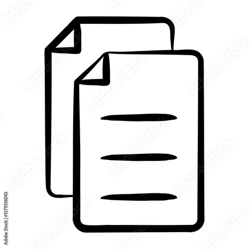 Paper Files Icon