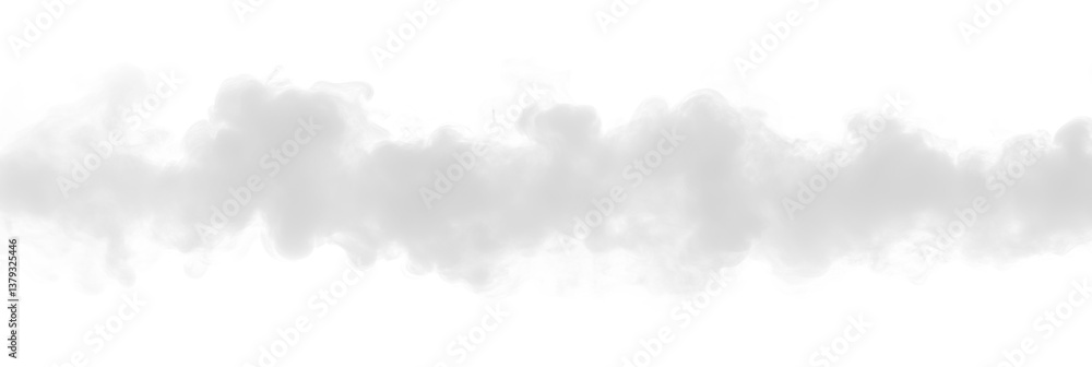 Obraz premium White gray smoke vapor fumes transparent PNG, isolated background cutout. Misty effect, swirls and shapes