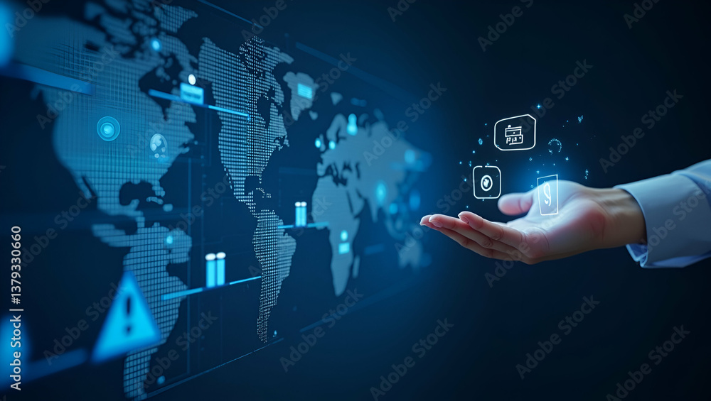 Cross Border Fintech Solutions: Secure, Efficient, Low-Cost International Money Transfers & Digital Payments in Photo Stock Concept with Left Space Cross Border Fintech Solutions: Secure, Efficient, Low-Cost International Money Transfers & Digital Payments in Photo Stock Concept with Left Space