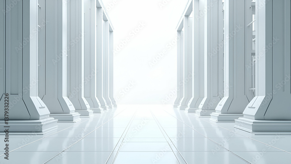 Futuristic 3D Wallpaper: Minimalist AI in Industrial Automation with Intelligent Robotics & Digital Interfaces for High-Performance Manufacturing in Modern Settings Futuristic 3D Wallpaper: Minimalist AI in Industrial Automation with Intelligent Robotics & Digital Interfaces for High-Performance Manufacturing in Modern Settings