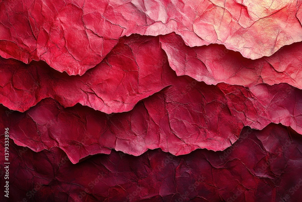 Crumpled Red Paper Textured Background for Graphic Design and Creative Projects Crumpled Red Paper Textured Background for Graphic Design and Creative Projects