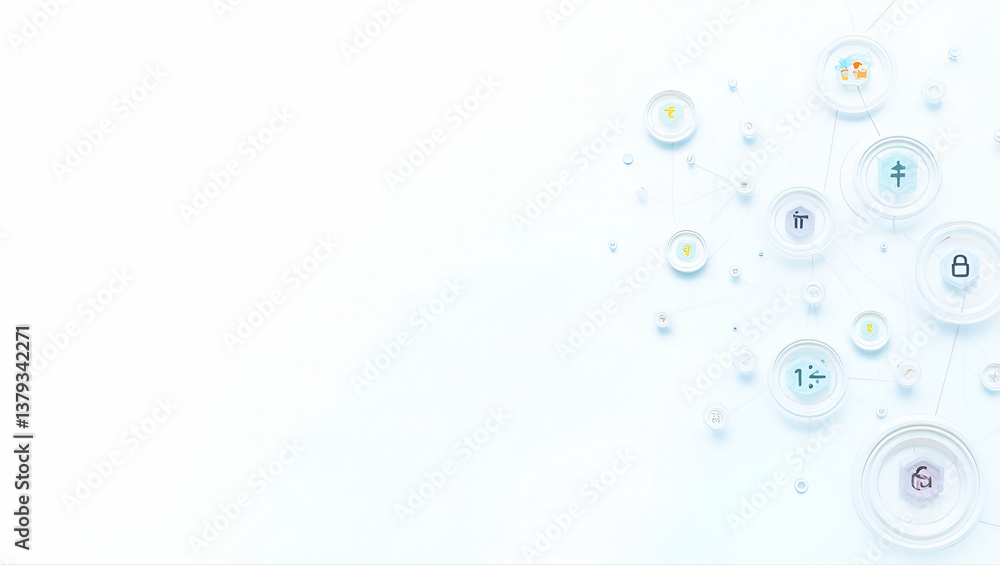 Flat Minimalist wallpaper design featuring sleek abstract visuals with integrated digital network grids and futuristic icons representing secure global currency transfer with modern digital arrows and Flat Minimalist wallpaper design featuring sleek abstract visuals with integrated digital network grids and futuristic icons representing secure global currency transfer with modern digital arrows and