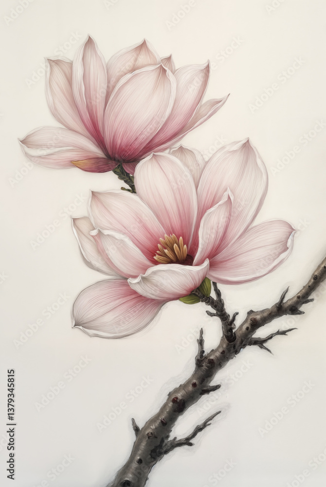 Obraz premium magnolia flower