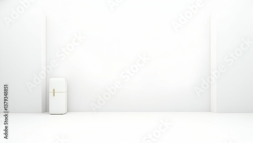 Wallpaper Mural Sleek Minimalist Flat Wallpaper Design: Expansive Space Illustrating Subscription-Based Banking with Innovative Recurring Services & Personalized Fintech Solutions Torontodigital.ca